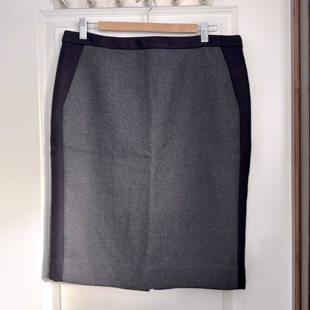 J.Crew Blue And Gray Pencil Skirt 12
